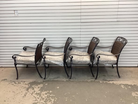 Home Decorators Collection Wilshire Heights 4PC Piece Chair Set With Cushions