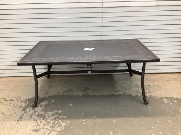 Pacific Casual Wilshire Heights All Aluminum Outdoor Dining Table