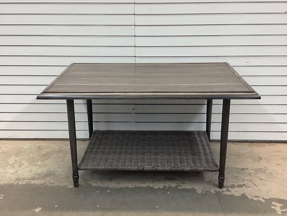 Hampton Bay Windsor Steel Outdoor Coffee Table (Brown)