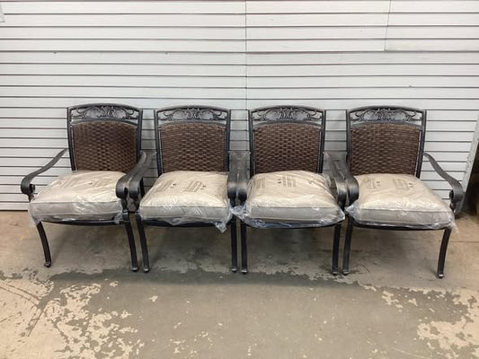 Home Decorators Collection Wilshire Heights 4PC Piece Chair Set With Cushions