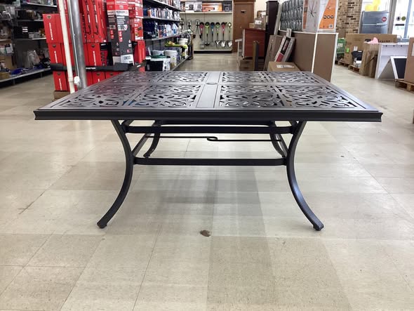 Oakshire Park Square Aluminum Outdoor Dining Table