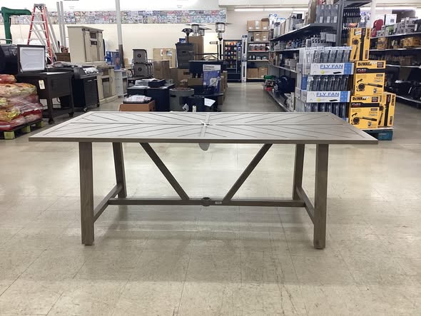 Home Decorators Collection Rosebrook Aluminum Outdoor Dining Table