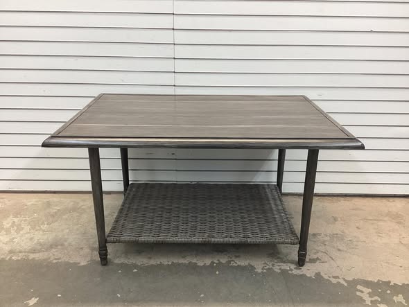 Hampton Bay Windsor Steel Outdoor Coffee Table (Brown)