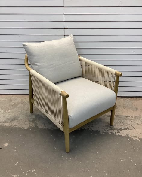 Calliope Light Grey Modern Fabric Accent Chair with Solid Wood Frame Armchair for Living Room or Bedroom