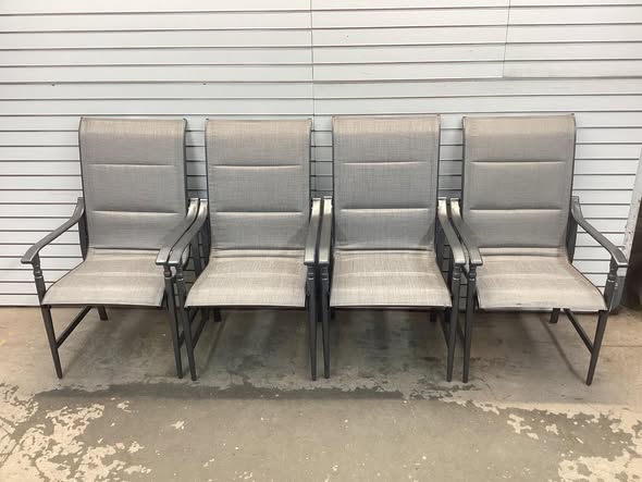 Hampton Bay Ashbury Stationary Chair Set of 4