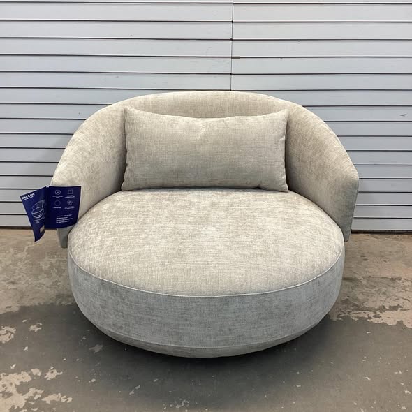 Cole & Rye Oversized Swivel Chair