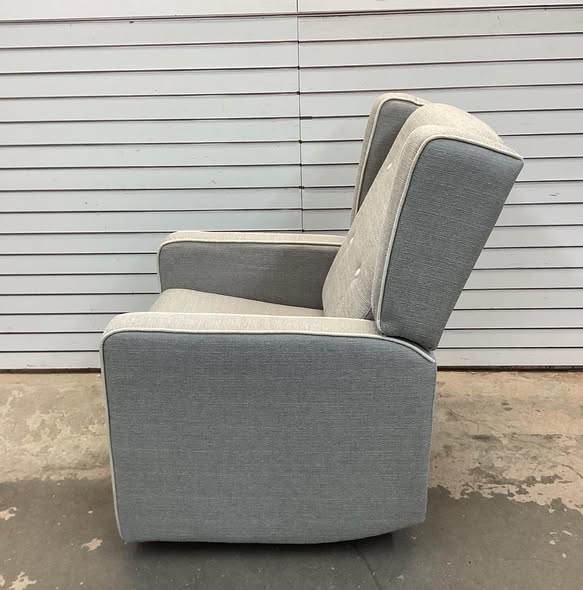 Wykoff 29.1'' Wide Modern Upholstered Manual Swivel and Rocker Standard Recliner with Wing Back