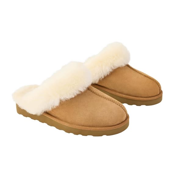 Member's Mark Women's Indoor/Outdoor Sheepskin Slipper - Size 7