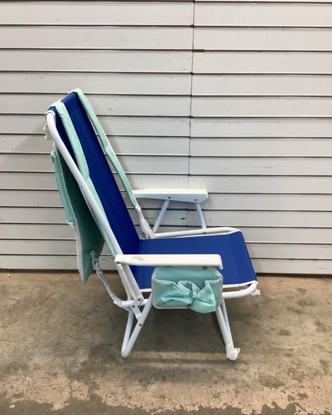 Outdoor Portable Backpack Beach Chair White - Sun Squad