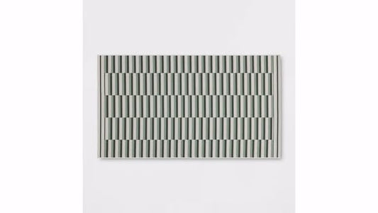3'11"x5'5" Color Blocked Striped Rectangular Indoor Outdoor Area Rug Green - Room Essentials Available at 209 N Milwaukee St Waterford WI 53185