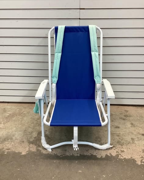 Outdoor Portable Backpack Beach Chair White - Sun Squad