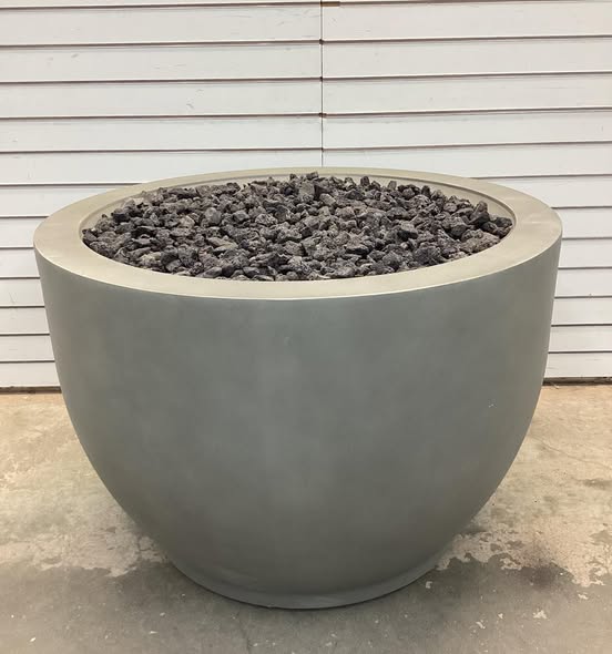 Member's Mark 34" Round Concrete Finish Gas Fire Pit