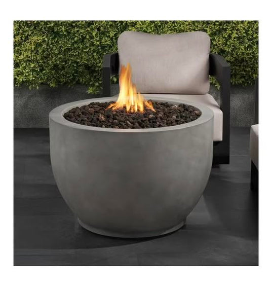 Member's Mark 34" Round Concrete Finish Gas Fire Pit