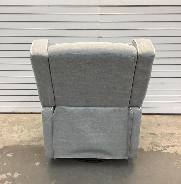 Wykoff 29.1'' Wide Modern Upholstered Manual Swivel and Rocker Standard Recliner with Wing Back