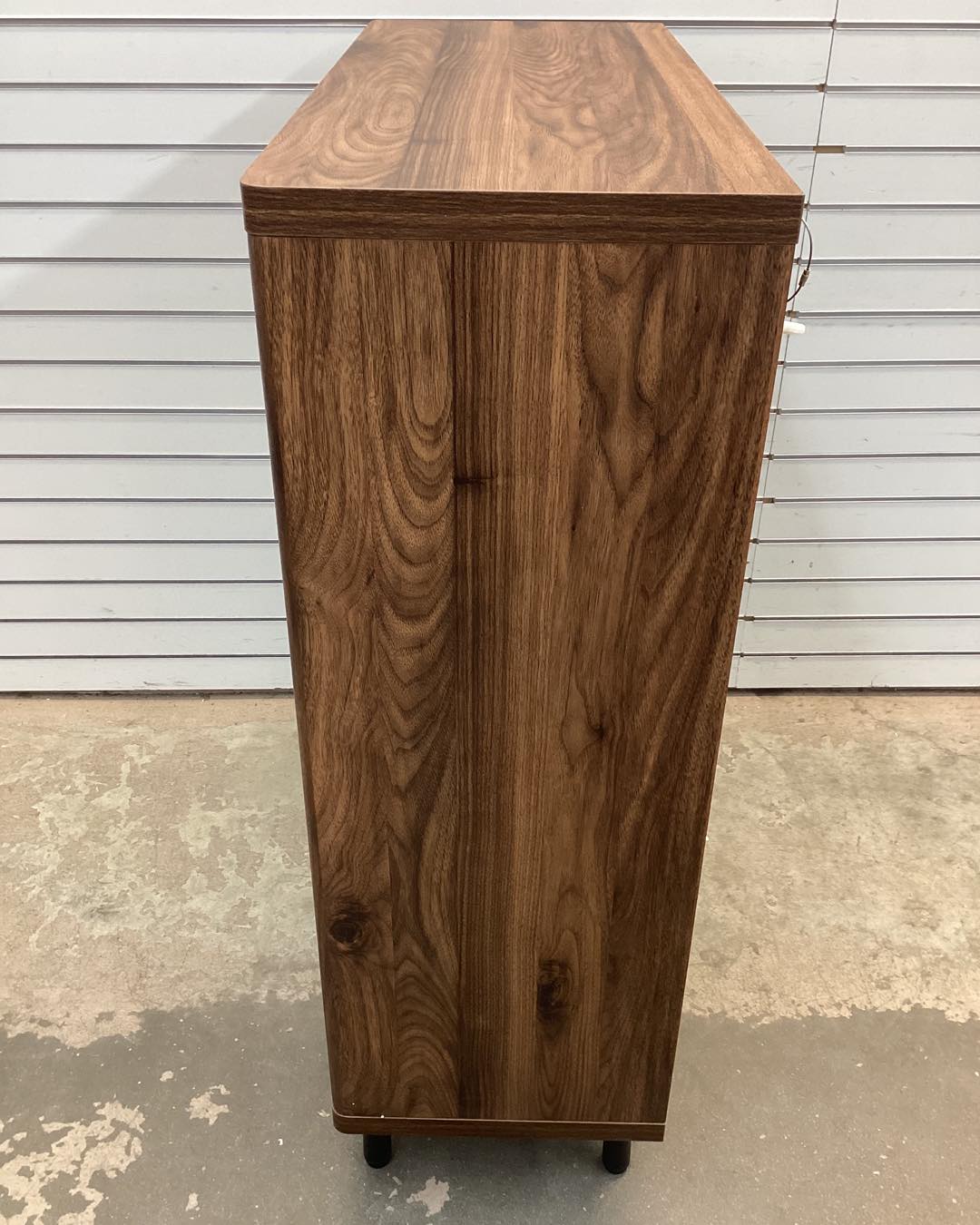 6-Tier Cabinet With Doors , Large Wooden Cabinet With Adjustable Shelves