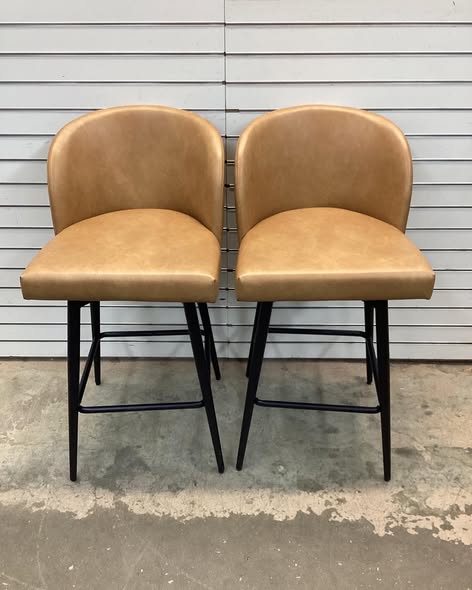 Benedit Swivel Counter & Bar Stool (Set of 2)