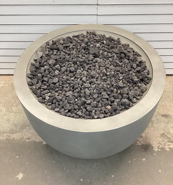 Member's Mark 34" Round Concrete Finish Gas Fire Pit