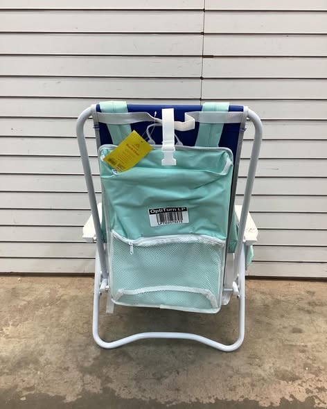 Outdoor Portable Backpack Beach Chair White - Sun Squad