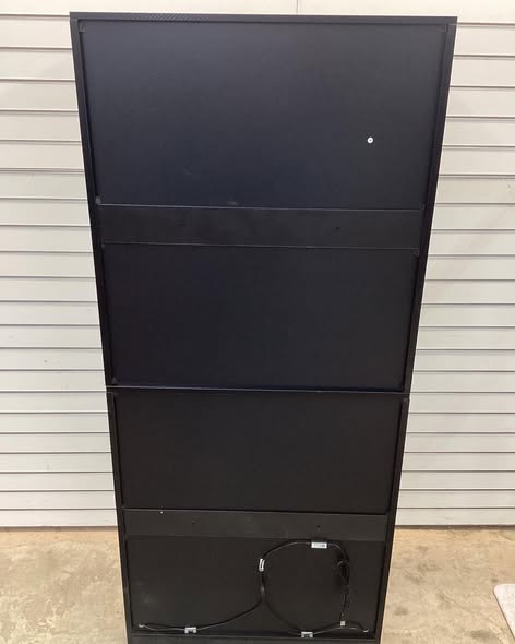 4 shelf glass door curio cabinet.