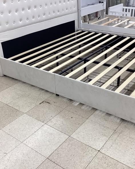 Kanisha Upholstered King Size Storage Bed with Button Tufted Velvet Headboard, 4 Drawers