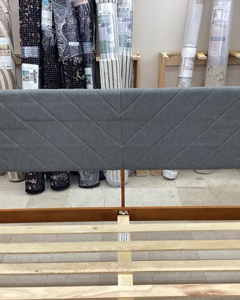 Felisha Solid Wood King Size Bed Frame with Fabric Headboard