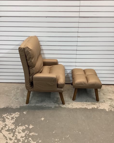 Maybery 44.1''Wide Modern Soft Upholstered Standard Reclining Accent Chair With Ottoman