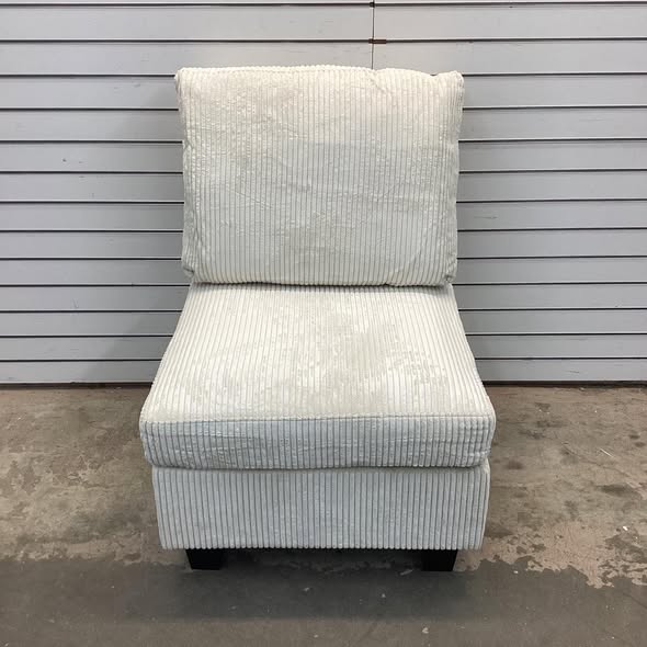 Vevey Corduroy Single Armless Chair