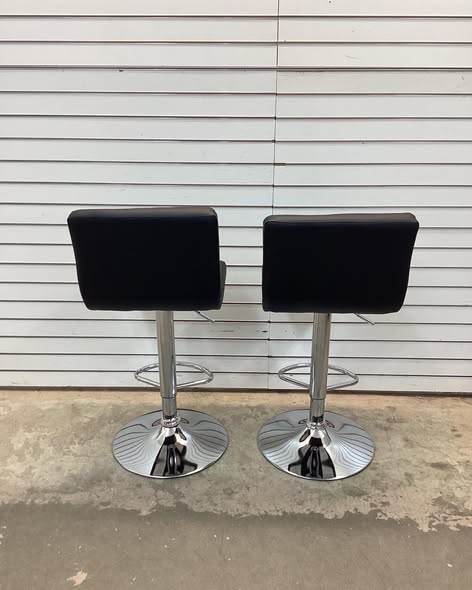 Denan Swivel Adjustable Height Bar Stools, Leather Modern Barstools