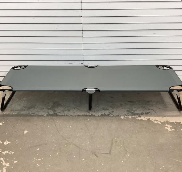 COSTWAY Folding Camping Bed Outdoor Portable Military Cot