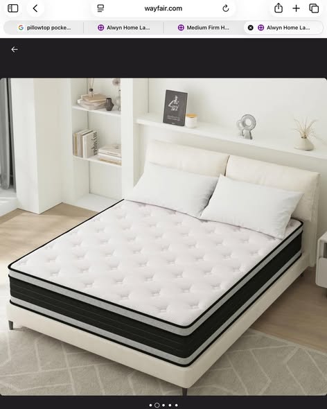 Laurita 12” Pillow Top Mattress with gel memory foam-King Size