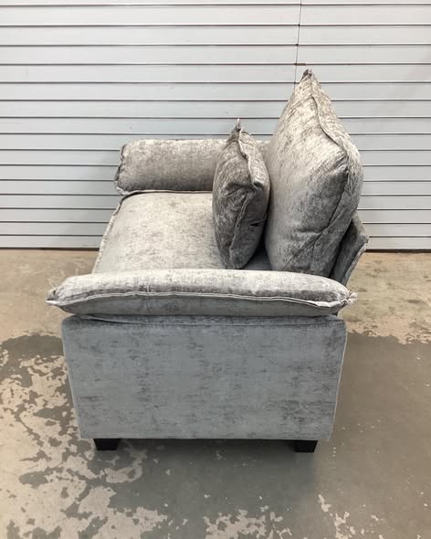 53" Comfy Cloud Couch Deep Seat Sofa Chair With Throw Pillow For Living Room Bedroom