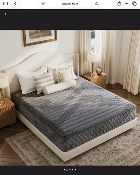 Montsalas 12"Medium Cooling Memory Foam Hybrid Mattresses