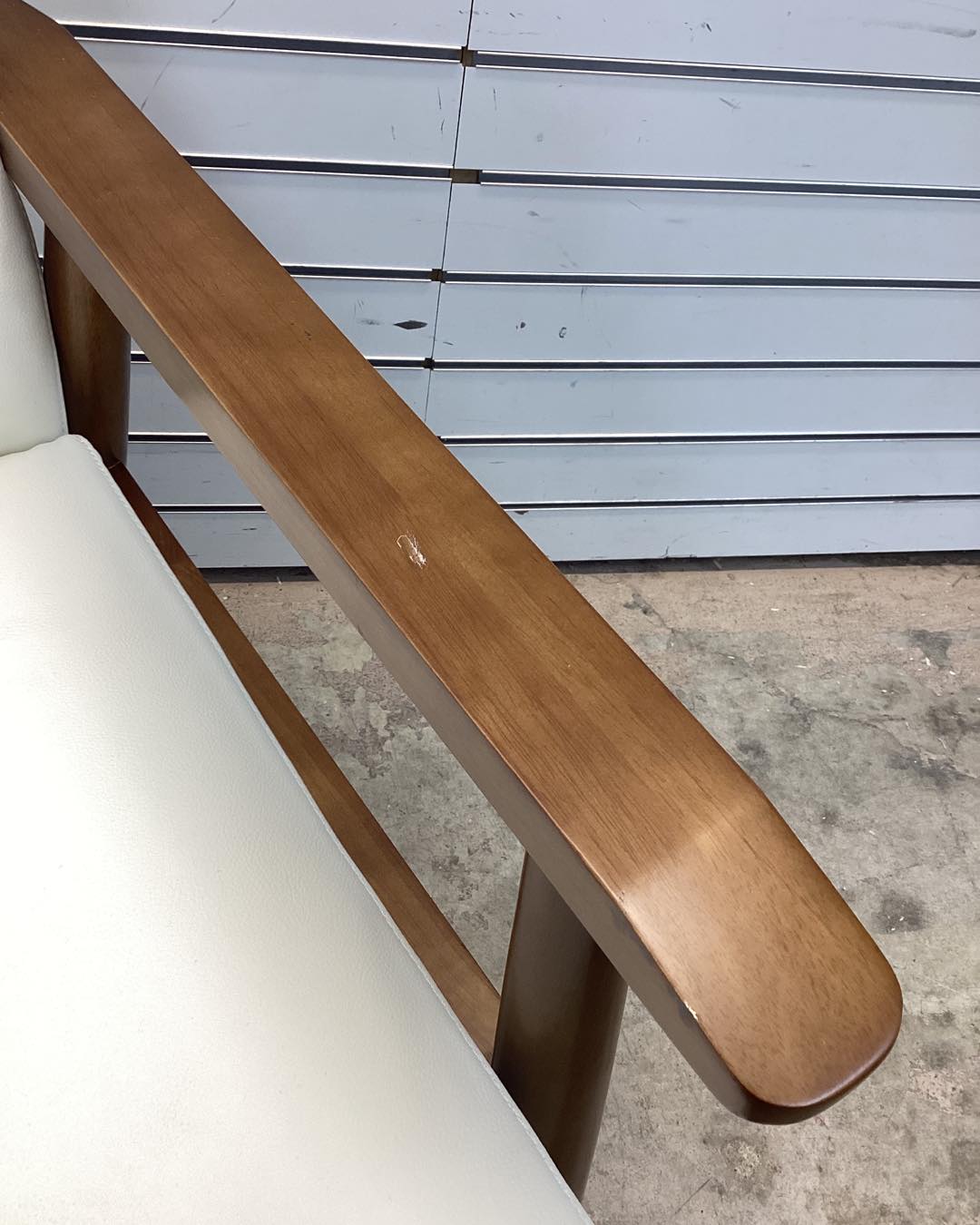 Faux Leather Accent Chair