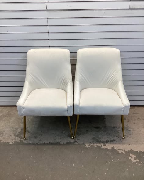 Dining Chairs Set of 2, Upholstered Velvet Dining Room Kitchen Side Chairs