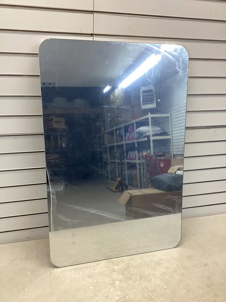 LED Backlit Frameless Lighted Bathroom Vanity Mirror Wall Mirror Dimmable Anti Fog