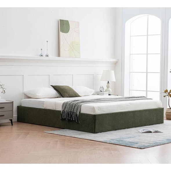 Aristedes Side Lift Up Platform Storage Bed - King Size