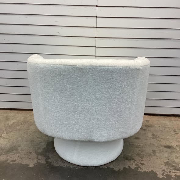 Romriell 29" Wide Modern Soft Upholstered Swivel Barrel Chair