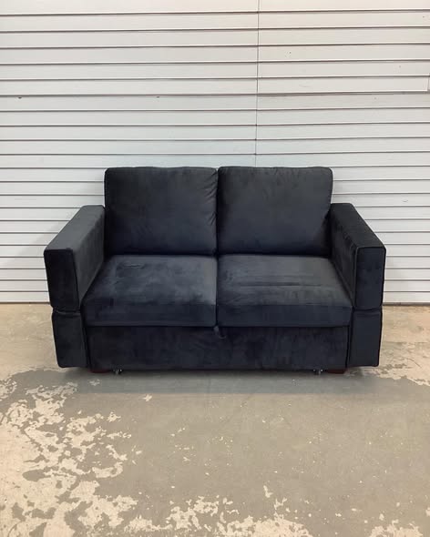 Belffin 2 Seats Modular Velvet Pull-out Loveseat Sleeper Sofa