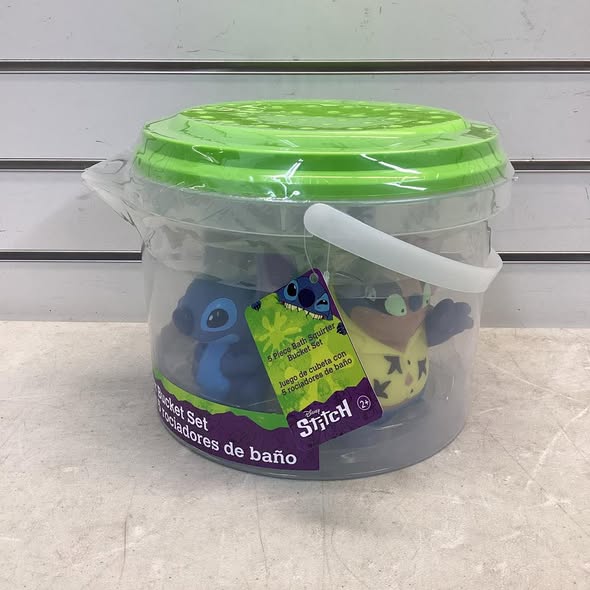 Lilo and Stitch Squirters Bath Bucket Set, 5 pc.