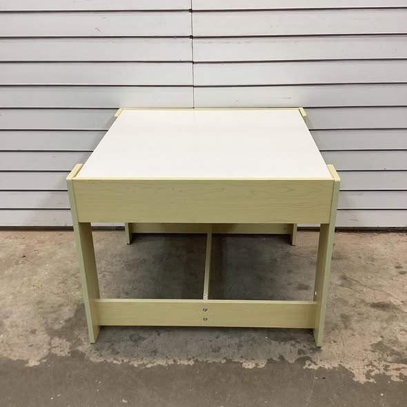 Brand new Kids Table Chairs Set With Storage Boxes Blackboard Whiteboard Drawing