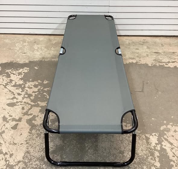 COSTWAY Folding Camping Bed Outdoor Portable Military Cot