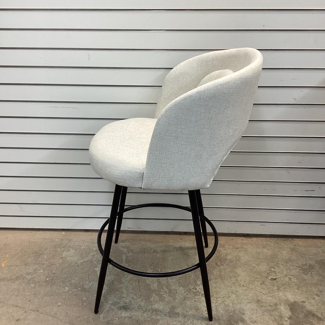 Audrey 26''H Swivel Counter Stools With Metal Frame