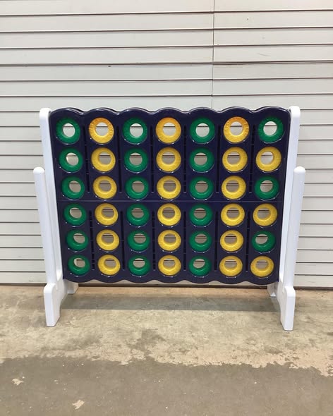 Jumbo 4-to-Score Giant Game Set with 42 Jumbo Rings and Quick-Release Slider