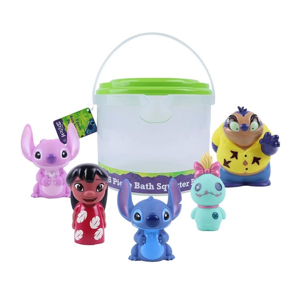 Lilo and Stitch Squirters Bath Bucket Set, 5 pc.