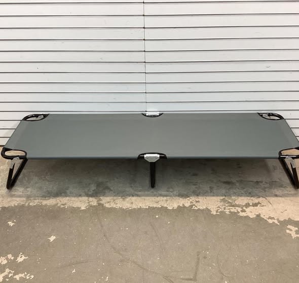 COSTWAY Folding Camping Bed Outdoor Portable Military Cot