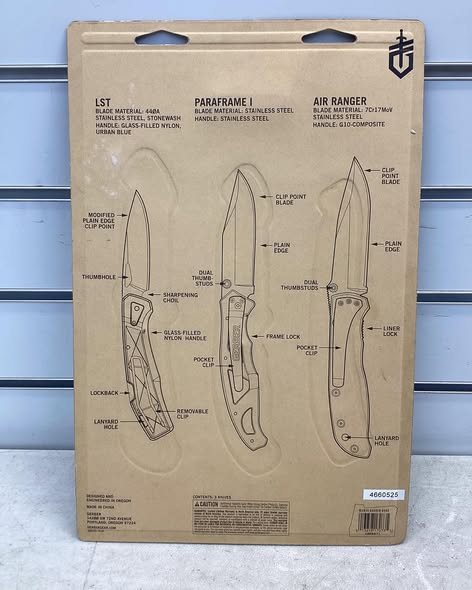 Brand new Gerber Gear Greatest Hits Gift Set 3-piece Knife Set