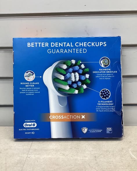 Oral-B CrossAction X Replacement Brush Heads, 10 ct.