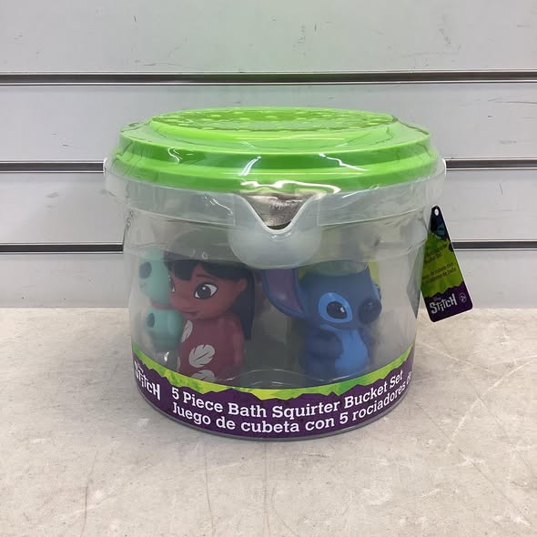 Lilo and Stitch Squirters Bath Bucket Set, 5 pc.