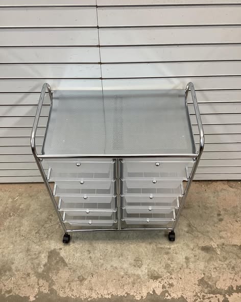10-Drawer Rolling Storage Cart