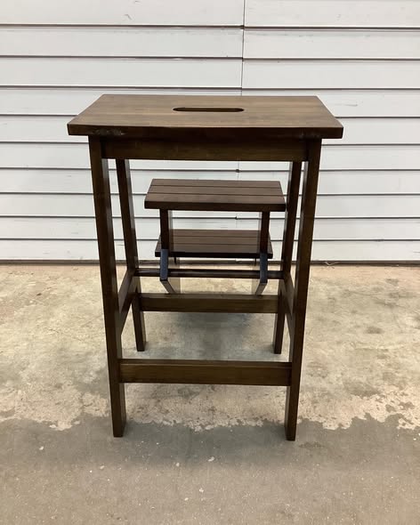 3 - Step Solid Wood Lightweight Folding Small Step Ladder